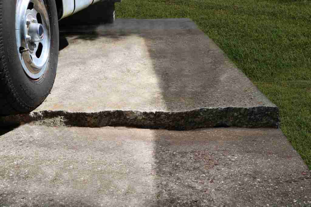Driveway concrete repair
